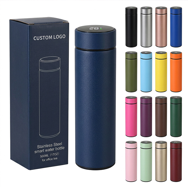 smart stainless steel water bottle with LED lid (11)