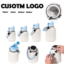 1L Large Capacity Vacuum Insulated Flask with Paracord Handle | 304 Stainless Steel Wide Mouth Water Jug | Leak-Proof Outdoor Thermos for Camping Hiking