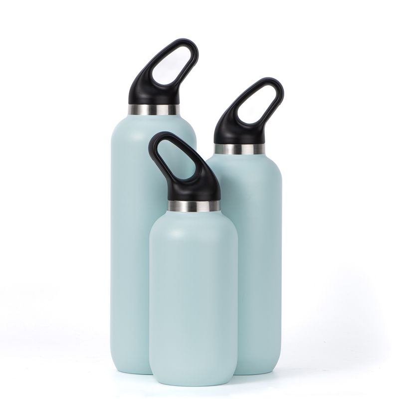 New Product Idea 2025 Custom Small Mouth Water Bottle 500ml 750ml 900ml Vacuum Insulated Outdoor Sport Bottle With Lid